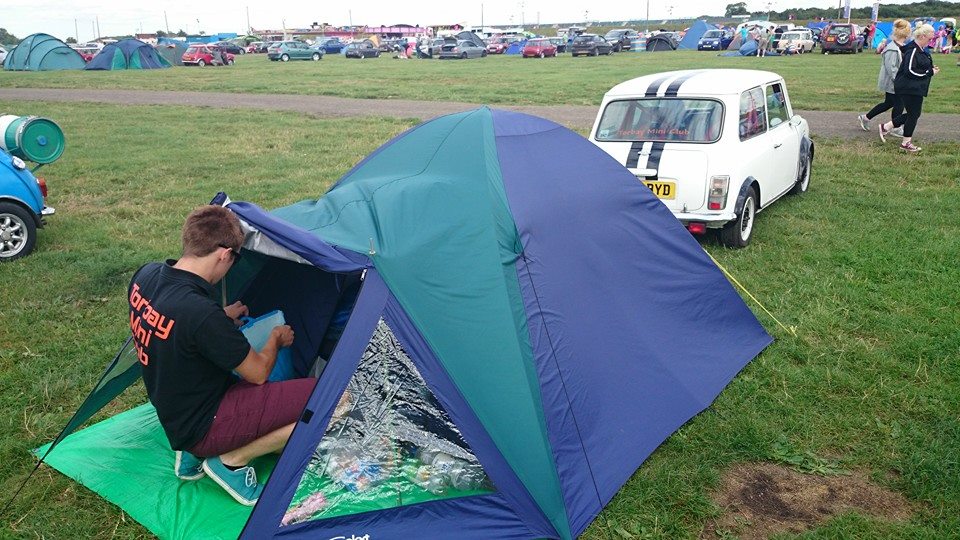 Camping at Santa Pod